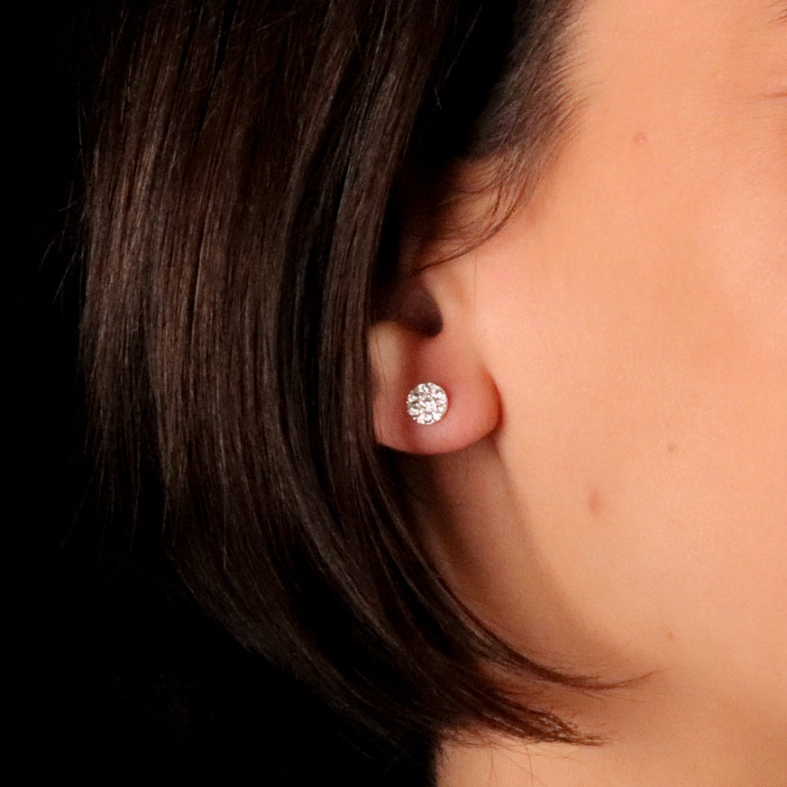 Boucles d'oreilles ECLAT MARIN