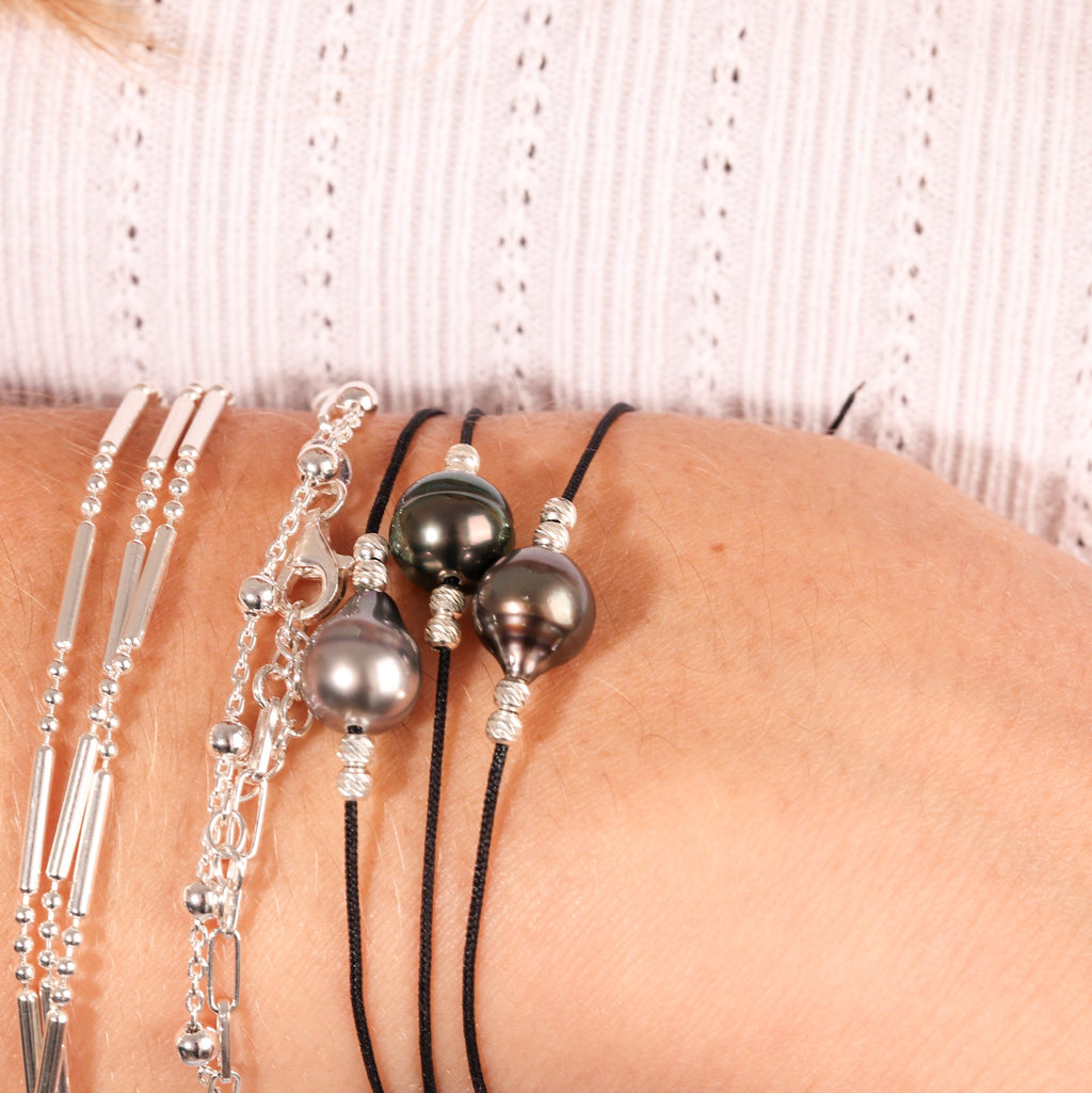 Bracelet PERLE baroque TAHITI 12